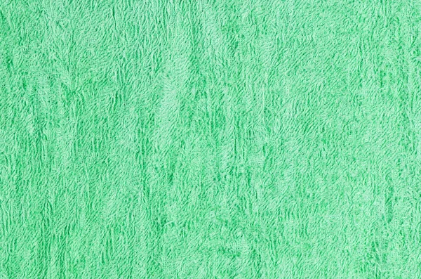 Grünes Handtuch Makro Textur Hintergrund — Stockfoto