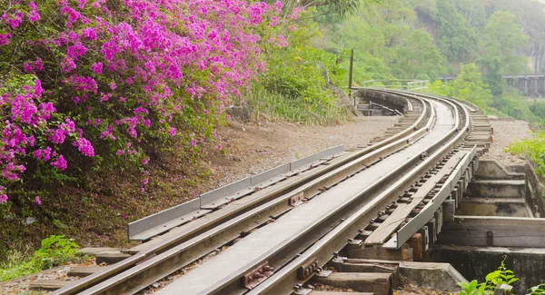 Ferrocarril Río Kwai Tailandia —  Fotos de Stock