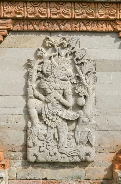 Statues Hindu God Demons Offerings Bali Indonesia — Stock Photo, Image