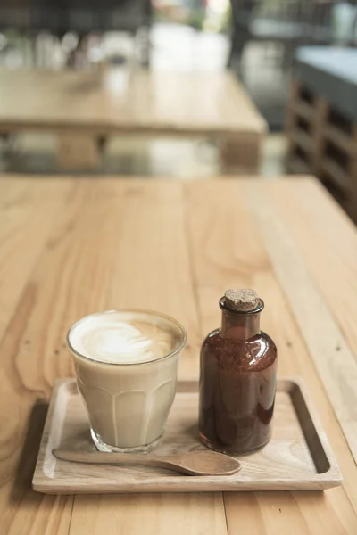 Latte Art Coffee Shop — Stock Photo, Image