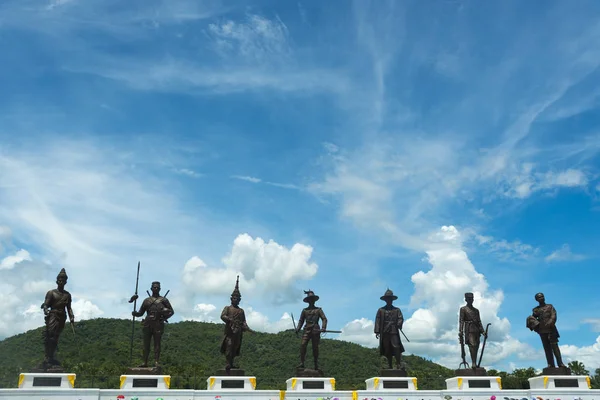 Hua Hin Thaïlande Novembre 2015 Parc Ratchapak Les Statues Sept — Photo