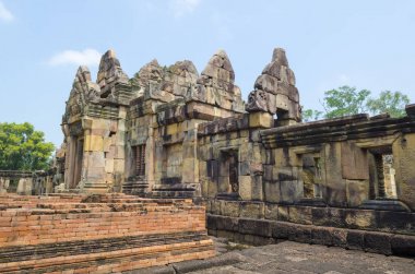 Phanom basamak Tarih Parkı castle rock eski mimari bin yıl kadar önce buriram Eyaleti, Tayland olduğunu.