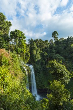 Güney Laos 'taki güzel Unesco Tad Yueang Şelalesi