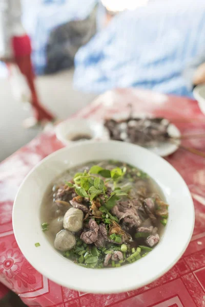 Sopa Carne Tradicional Vietnamita Pho Fundo — Fotografia de Stock