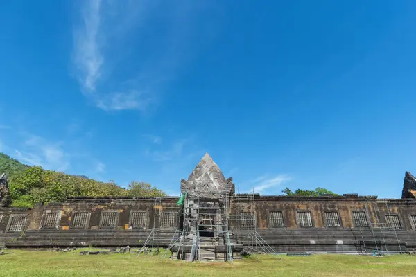 增值税普或 Wat Phu 是教科文组织世界文化遗产在老挝南部占巴色 — 图库照片