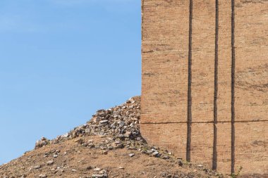 yıkık mingun pagoda bitmemiş pagoda mingun Selami Tapınağı, mandalay, myanmar