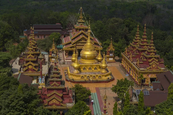 Gran Templo Birmania Colina — Foto de Stock
