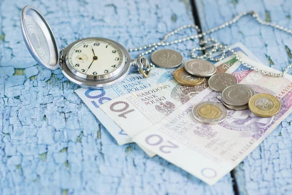 Polonya Zlotisi ve bir cep saati