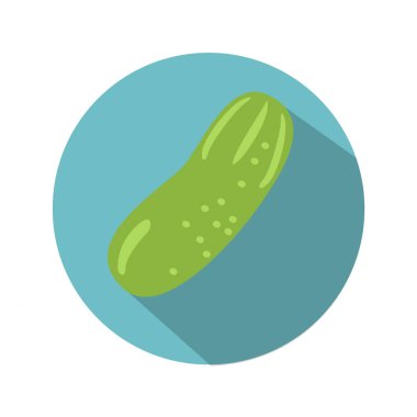 Olgun yeşil salatalık.