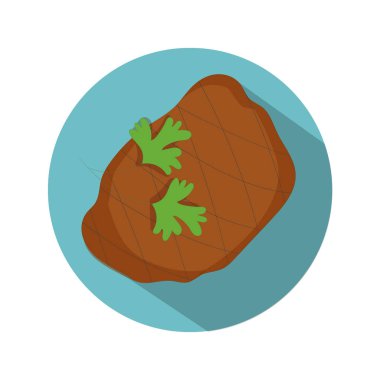 Maydanoz ile ızgara et