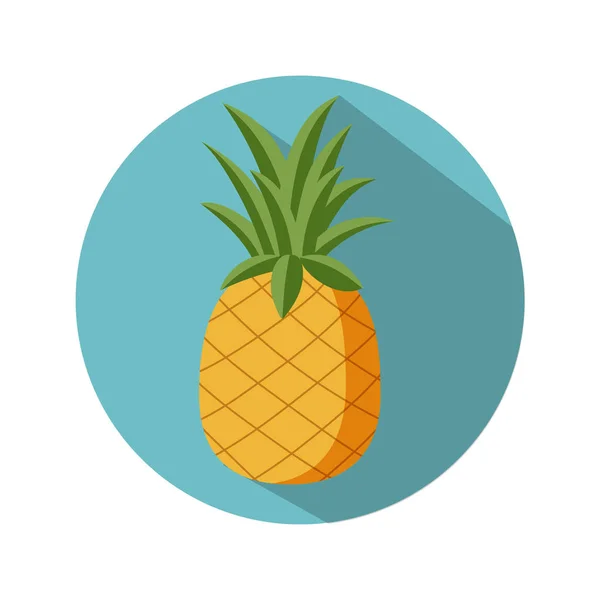 Moget söt ananas — Stock vektor