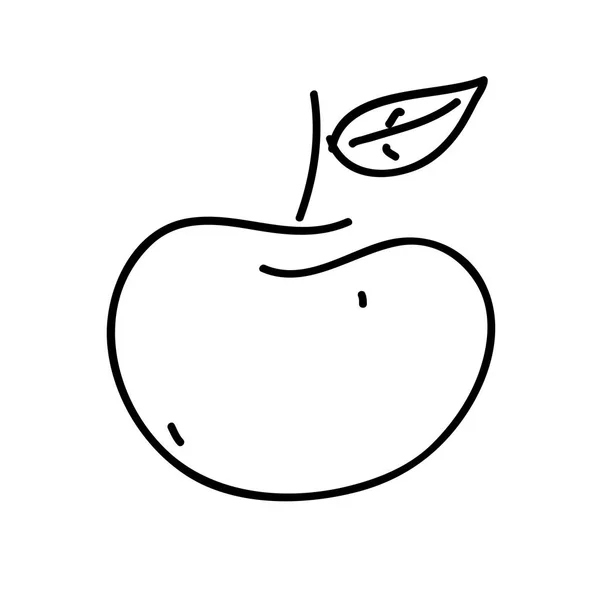 Elma satırı simgesi — Stok Vektör