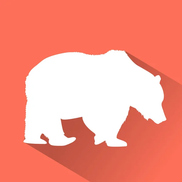 Bear Flat icon — Stock Vector
