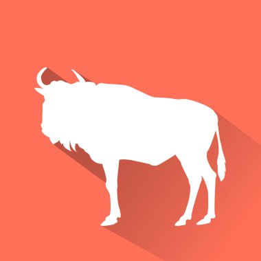 Buffalo düz simgesi