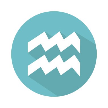 Renkli astrolojik simgesini