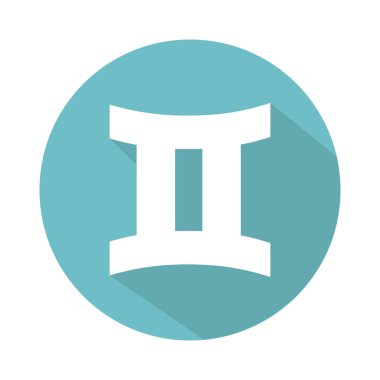 Renkli astrolojik simgesini