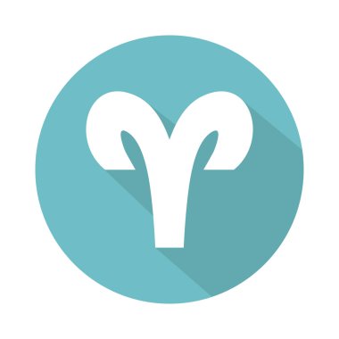 Renkli astrolojik simgesini