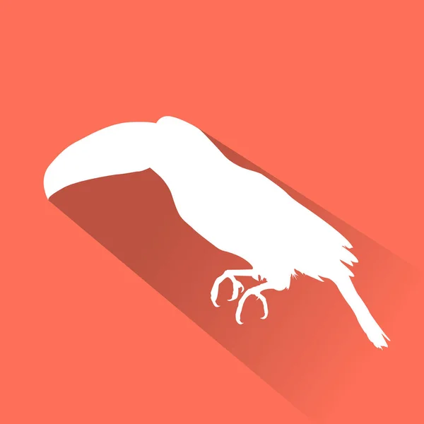 Toucan Flat icon — Stock Vector