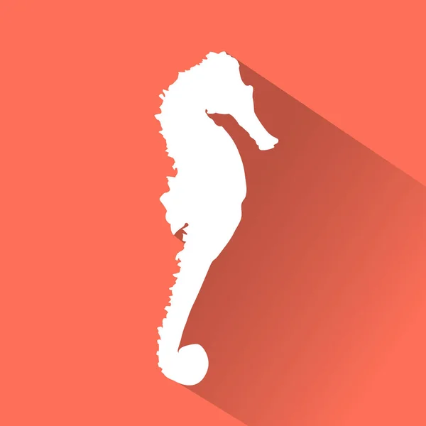 Seahorse Flat icon — Vector de stoc