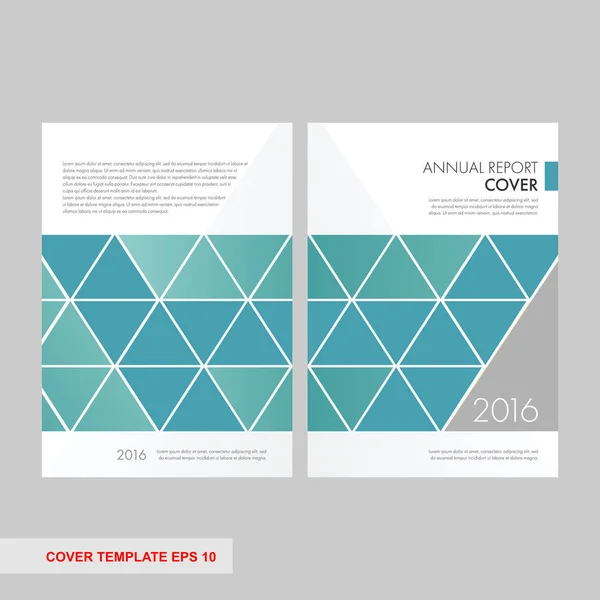 Brochure template, cover design — Stock Vector