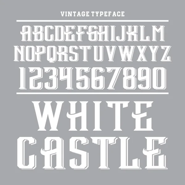 Vintage lettertype — Stockvector