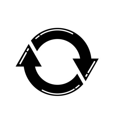 Circular arrow icon clipart