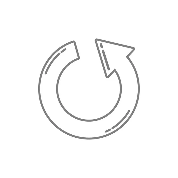 Rundpfeil-Symbol — Stockvektor