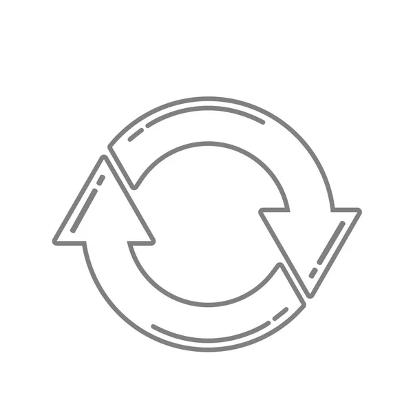 Icône flèche circulaire — Image vectorielle