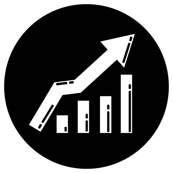 ビジネス グラフのアイコン — ストックベクタ