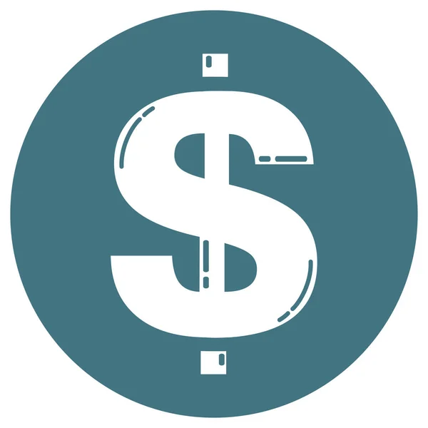 Знак долара значок — стоковий вектор