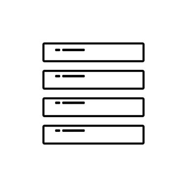 Denetim listesi satırı simgesi