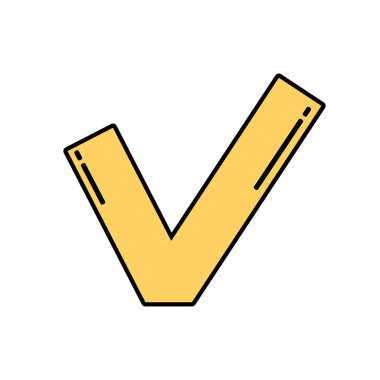 onay işareti simgesi