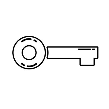 anahtar düz simgesi