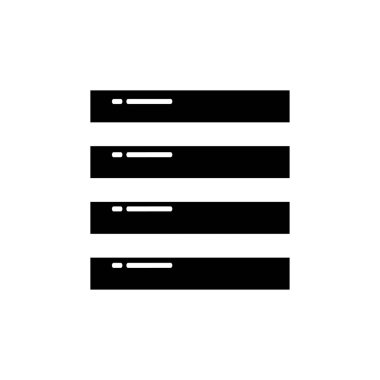 Denetim listesi satırı simgesi