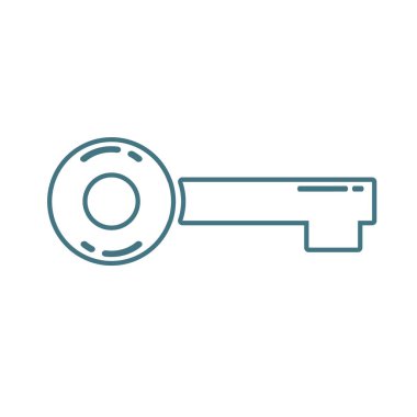 anahtar düz simgesi