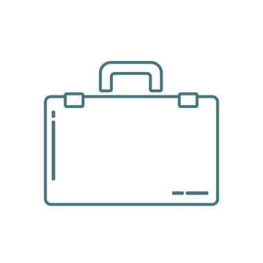Evrak Çantası Düz Simgesi