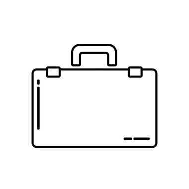 Evrak Çantası Düz Simgesi