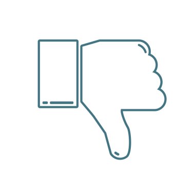 Sevmediğim düz simgesi