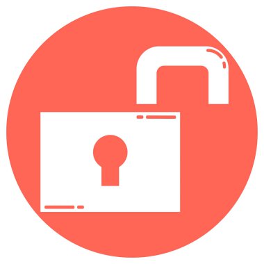 asma kilit simgesini açın.