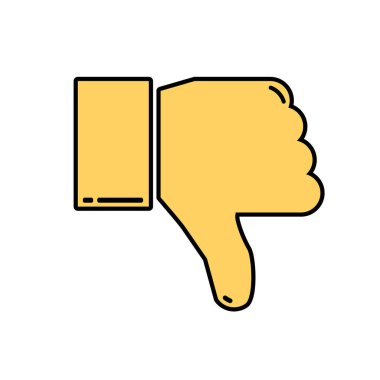 Sevmediğim düz simgesi