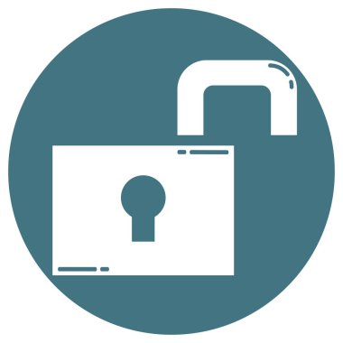 asma kilit simgesini açın.