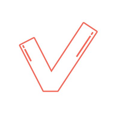 onay işareti simgesi