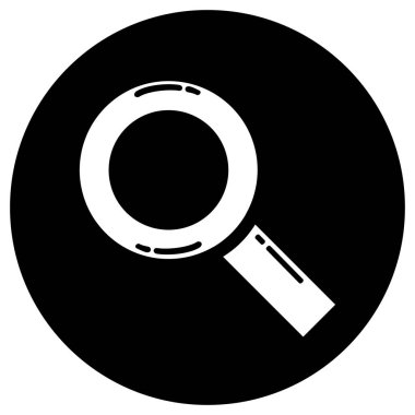 Yakınlaştır basit simgesini