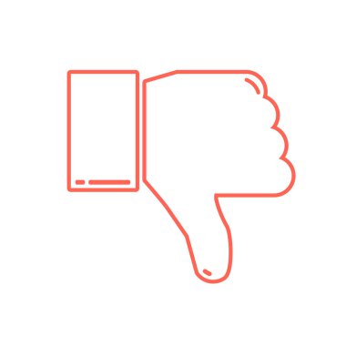 Sevmediğim düz simgesi