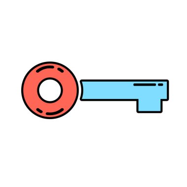 anahtar düz simgesi