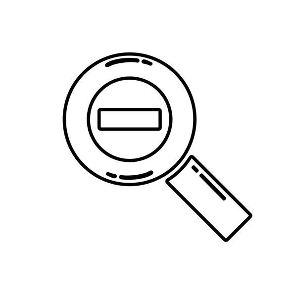 Zoom out simple icon — Stock Vector
