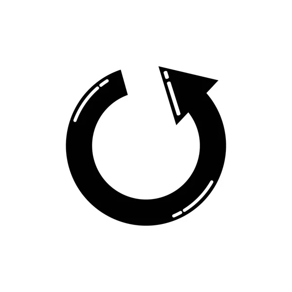 Rundpfeil-Symbol — Stockvektor