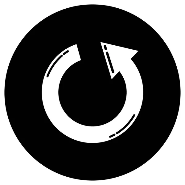 Rundpfeil-Symbol — Stockvektor