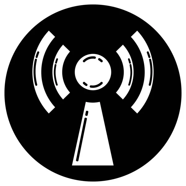 Ikon sinyal radio - Stok Vektor