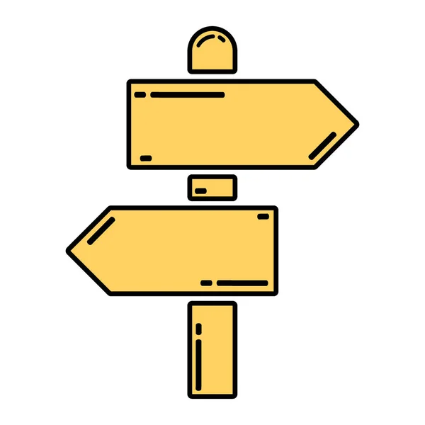 Icône du pointeur Waymark — Image vectorielle